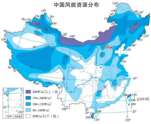 全球风能分布图高清详解