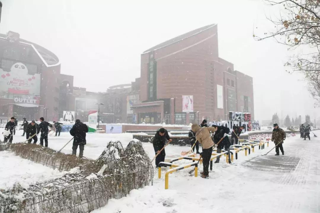 西安浐灞国际港开展扫雪除冰演练，筑牢冬季道路安全屏障